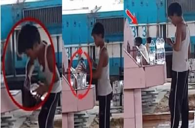 हा व्हिडीओ पाहून तुम्हाला रेल्वेतील पाणी प्यावं वाटणार नाही!