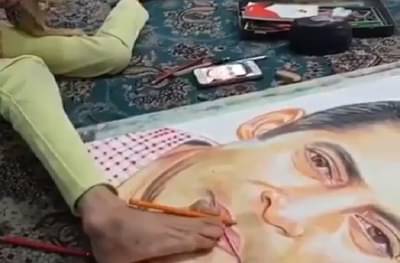 VIDEO : अपंग मुलीने पायाने रेखाटलं सलमानचं चित्र, सलमान म्हणतो...