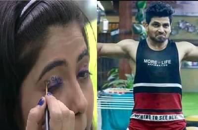 Bigg Boss Marathi 2 | वीणाने पापण्यांवर कोरलं शिवचं नाव!