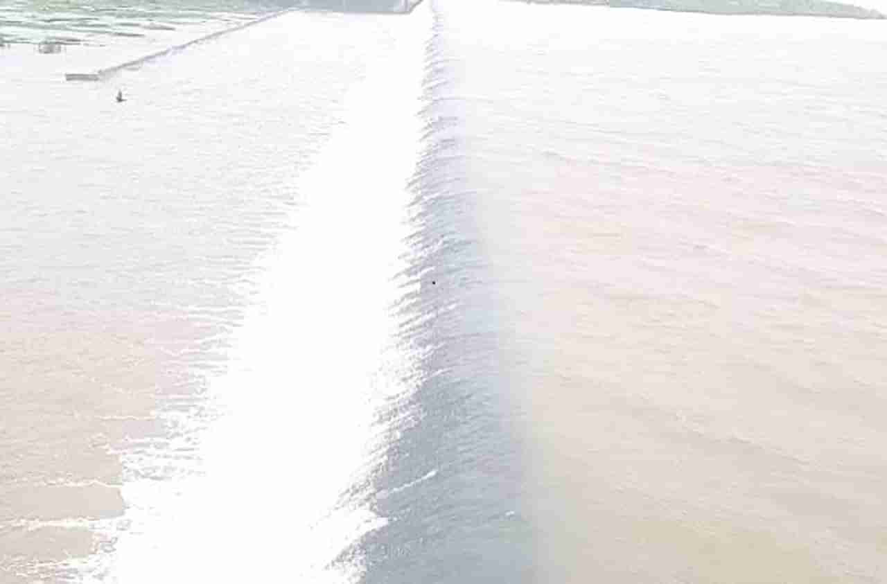 Saikheda Dam | यवतमाळमधील सायखेडा धरण पूर्णपणे भरलं, 140 गावांचा पिण्याच्या पाण्याचा प्रश्न मिटला