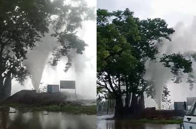 उजनी जलवाहिनीला मोठी गळती, पुणे-सोलापूर महामार्गावरील वाहतूक ठप्प