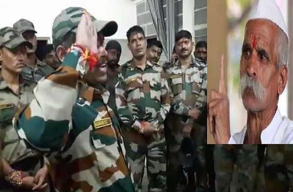 पूरग्रस्त भागात खांद्याला खांदा लावून काम, आर्मीच्या जवानांचा संभाजी भिडेंच्या कार्यकर्त्यांना सॅल्युट पूरग्रस्त भागात खांद्याला खांदा लावून काम, आर्मीच्या जवानांचा संभाजी भिडेंच्या कार्यकर्त्यांना सॅल्युट