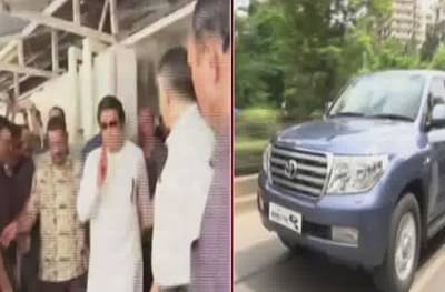 Raj Thackeray | राज ठाकरे 10.30 वा 9 नंबरच्या गाडीत बसले, मागेही 9 नंबरची गाडी, मागच्या गाडीत कोण-कोण?