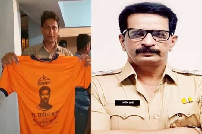 एन्काऊंटर स्पेशालिस्ट प्रदीप शर्मांच्या शिवसेना प्रवेशापूर्वीच कार्यकर्त्यांकडून प्रचाराचा नारळ