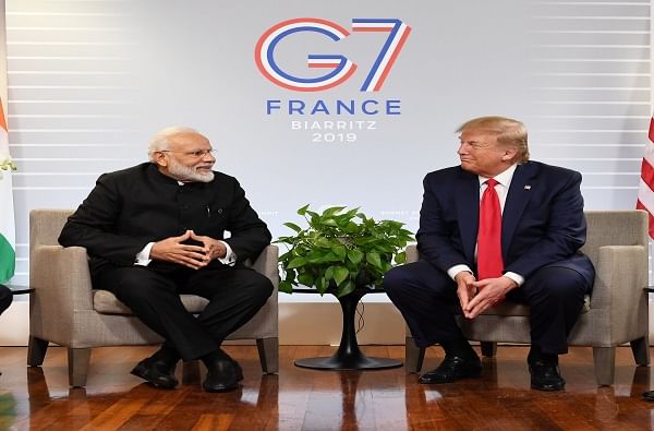 फ्रान्सच्या बैरट्समधील G-7 परिषदेत भारताचे पंतप्रधान नरेंद्र मोदी आणि अमेरिकेचे राष्ट्राध्यक्ष डोनाल्ड ट्रम्प यांच्यात द्वीपक्षीय बैठक झाली. बैठकीनंतर दोघांनीही संयुक्त पत्रकार परिषद घेऊन विविध मुद्यांवर माहिती दिली.