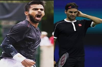 भारताचा 22 वर्षीय पठ्ठ्या, पहिल्याच ग्रॅण्ड स्लॅमच्या पहिल्याच सेटमध्ये फेडररला हरवलं