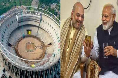मोदींचं स्वप्न शाहांकडून पूर्ण, गुजरातमध्ये जगातील सर्वात भव्य स्टेडियम