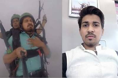 Paragliding करताना घाबरलेल्या तरुणाचा Video Viral, कोण आहे हा तरुण? का वाटली भीती?