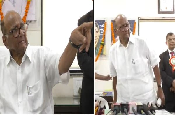 नातेवाईक सोडून का चालले? प्रश्न विचारताच शरद पवार संतापले, माफीची मागणी