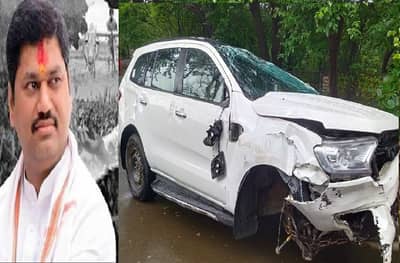 धनंजय मुंडे यांच्या ताफ्यातील गाडीला अपघात, सर्व सुखरुप