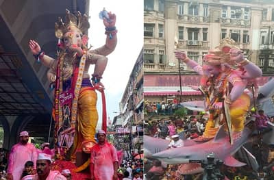 PHOTO : पुढच्या वर्षी लवकर या...साश्रू नयनांनी लाडक्या बाप्पाला निरोप