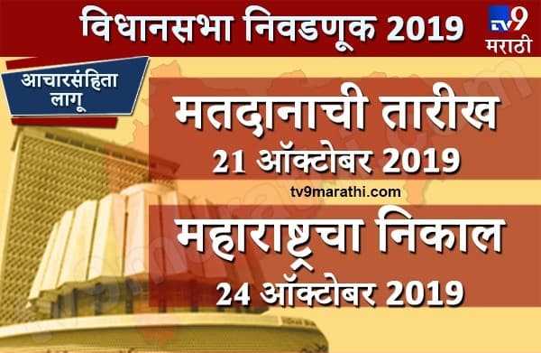 विधानसभा निवडणूक 2019 | 21 ऑक्टोबरला मतदान, 24 ऑक्टोबरला मतमोजणी