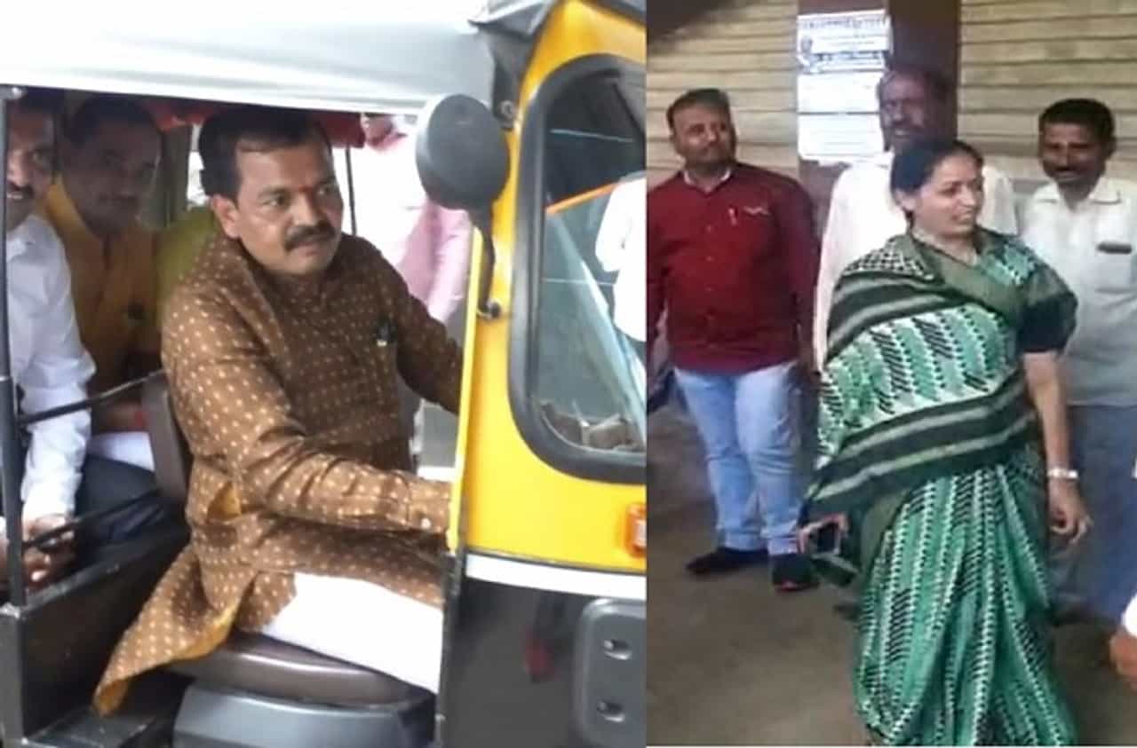 Maharashtra Assembly election 2019 : आचारसंहिता इफेक्ट, महापौर रिक्षाने घरी