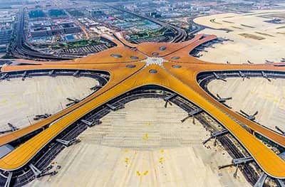 PHOTO : स्टारफिशच्या आकाराप्रमाणे दिसणारे जगातील सर्वात मोठे विमानतळ