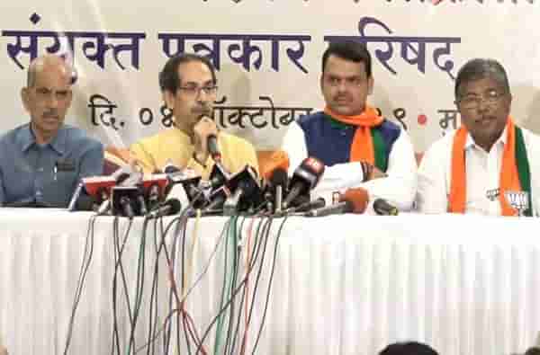 महायुतीची घोषणा करतानाच शिवसेनेने मुख्यमंत्रीपदाचा दावा सोडला?