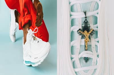 पवित्र जल आणि येशूचं लॉकेट, दोन लाखाचे नाइकीचे जीजस शूज क्षणार्धात खपले