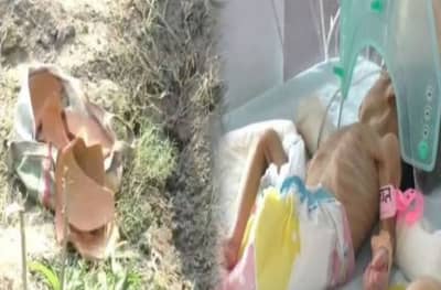 नवजात चिमुकलीचा मृतदेह पुरण्यासाठी खोदकाम, खड्ड्यातील मडक्यात दुसरंच जिवंत बाळ सापडलं!