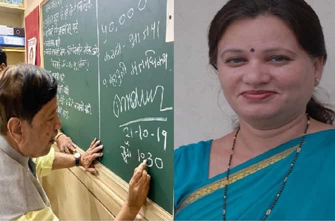 50 हजारांनी निवडून येताय, लिहून घ्या, गिरीश बापटांना मुक्ता टिळकांच्या विजयाची खात्री