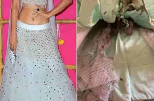दिवाळी साजरी करताना अभिनेत्रीच्या ड्रेसला आग, फोटो व्हायरल
