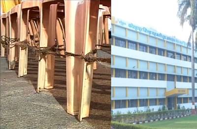 गोकुळच्या वार्षिक सभेपूर्वी प्रशासनाचंही ठरलंय, सर्व खुर्च्यांना बांधून ठेवलंय!