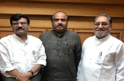 काँग्रेस खासदार हुसैन दलवाई संजय राऊतांच्या भेटीला