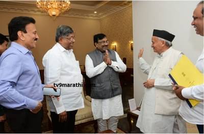 सत्तास्थापनेचा दावा नाही, या कारणासाठी भाजप नेत्यांची राज्यपालांशी भेट