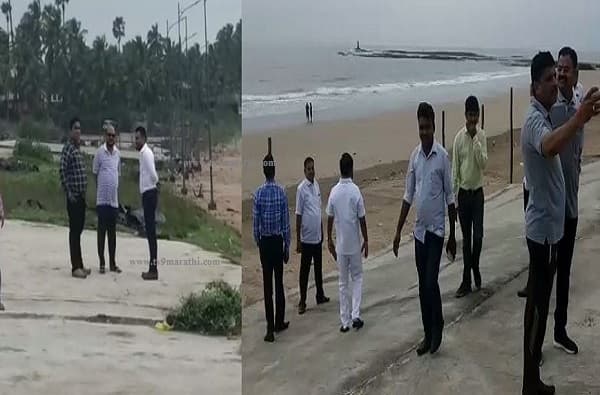 गुलाबराव पाटील टी शर्टवर, सरनाईंकाचा झक्कास गॉगल, शिवसेना आमदार बीचवर!