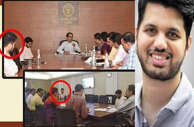 मुख्यमंत्र्यांच्या सरकारी बैठकीला आदित्य ठाकरेंचा मावसभाऊ