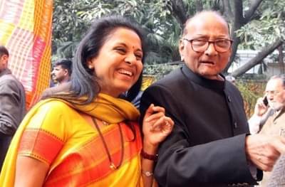 सुप्रिया सुळे मुख्यमंत्री व्हाव्यात, या स्वप्नाच्या आशेने शरद पवारांनी भाजपला पाठिंबा देण्याचा निर्णय ऐनवेळी बदलला