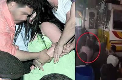 बसच्या मागे ओढत नेऊन जमावाकडून अभिनेत्रीशी गैरवर्तन, मदतीऐवजी लोक व्हिडीओ काढण्यात दंग