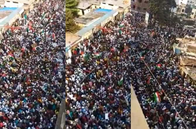 औरंगाबादमध्ये एमआयएमच्या मोर्चाला लाखाची गर्दी, सतर्कतेसाठी थेट 72 दिवसांसाठी जमावबंदी