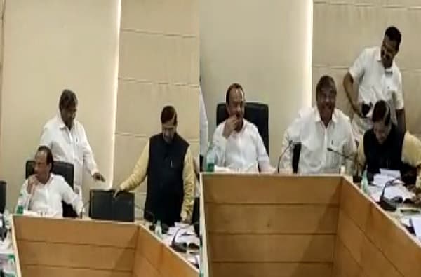 बसू द्या, त्यांचं आमच्यावर प्रेम आहे, शेजारी बसणाऱ्या चंद्रकांतदादांना अजित पवारांच्या टिचक्या
