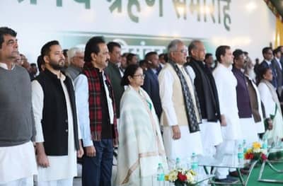 झारखंडमध्ये सोरेन सरकार, शपथविधीला देशभरातील विरोधीपक्षांचं शक्तीप्रदर्शन