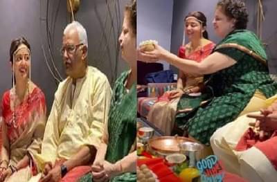 नवरी नटली... अभिनेत्री नेहा पेंडसेच्या घरात लगीनघाई