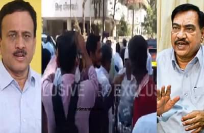 खडसे-महाजनांचं मनोमिलन, मात्र दोन गटांचे समर्थक जिल्हा परिषदेतच भिडले