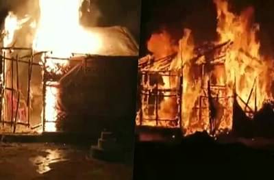 भाजप कार्यालय रातोरात पेटवलं, तृणमूलवर आरोप