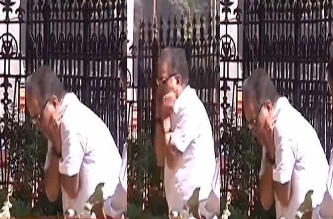 बाळासाहेब, मला माफ करा, मनसेत जाऊन चूक केली, स्मृतिस्थळावर शिशिर शिंदेंच्या कान पकडून उठा-बशा