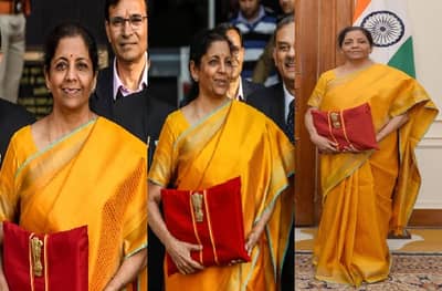 Budget 2020 : बजेटच्या दिवशी निर्मला सीतारमण यांच्या पिवळ्या साडी परिधान करण्यामागे अर्थ काय?