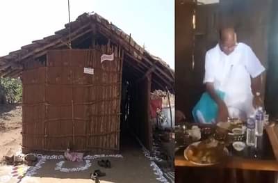 ज्या झोपडीत शरद पवार जेवले, त्या झोपडीचा 15 दिवसात कायापालट