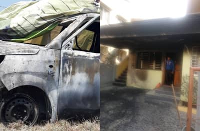 कोल्हापूरमध्ये अतिक्रमण काढल्याच्या रागातून पोलीस निरीक्षकाचं घर पेटवलं