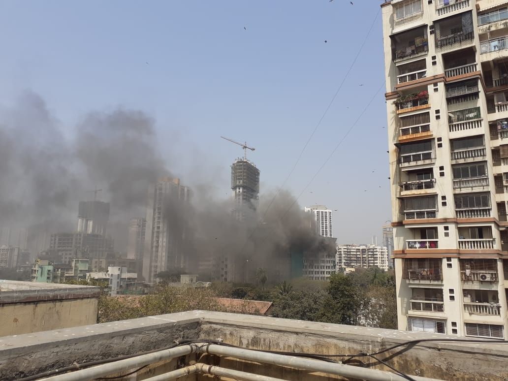 LIVE : मुंबईतील जीएसटी भवनमध्ये आग