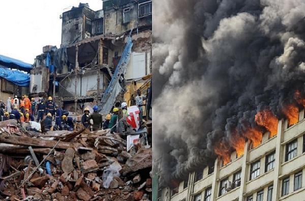 मुंबईत आग लागून, इमारतींचे भाग कोसळून मृत्यूचे प्रमाण वाढलं, वर्षभरात तब्बल 13 हजार दुर्घटना
