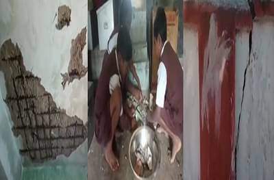 स्लॅब, भिंती ढासळल्या, इमारतीची दुरावस्था, चंद्रपूरमध्ये ZP शाळेकडे प्रशासनाचे दुर्लक्ष