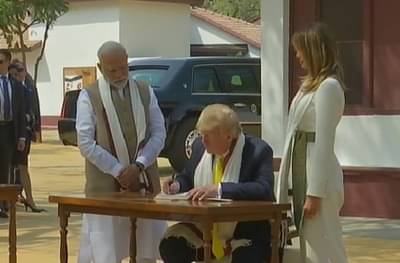 टू माय ग्रेट फ्रेंड, साबरमती व्हिजीटर्स बूकमध्ये ट्रम्प यांचा संदेश काय?