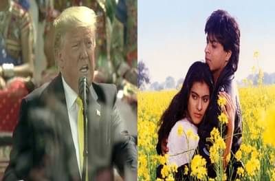 ट्रम्प यांच्या भाषणात बॉलिवूडचा उल्लेख, शोले आणि डीडीएलजेचं कौतुक