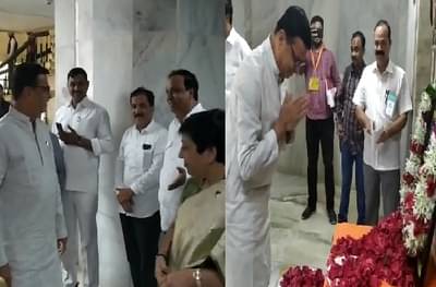 आशिष शेलारांची विनंती, बाळासाहेब थोरातांचं सावरकरांना अभिवादन