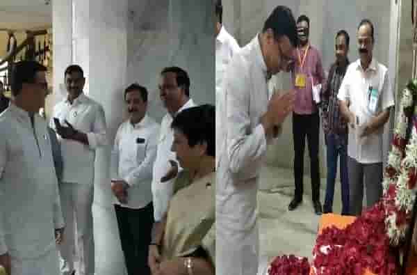 आशिष शेलारांची विनंती, बाळासाहेब थोरातांचं सावरकरांना अभिवादन