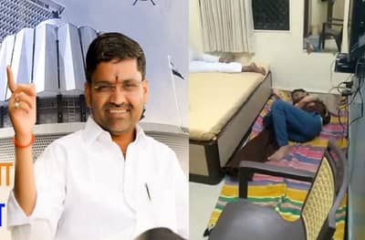 आमदारांच्या बेडवर कार्यकर्ते, दिलदार निलेश लंकेंची माणुसकी, झोपेतून न उठवता स्वत: सतरंजीवर झोपले!