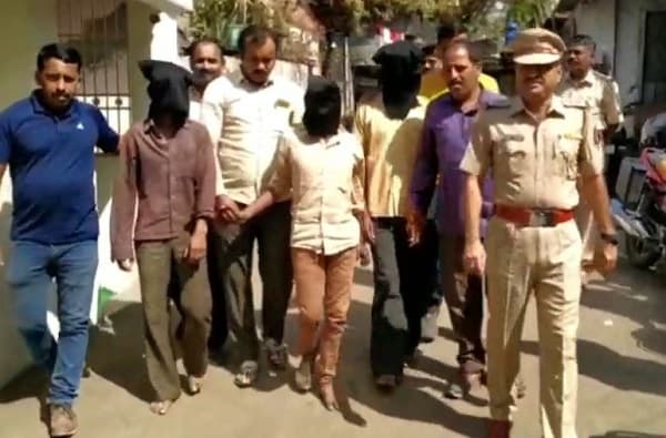 घर बळकविण्यासाठी मालकाची गळा चिरुन हत्या, तिघांना अटक