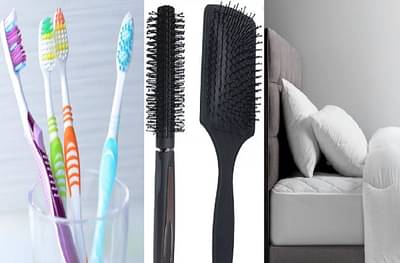 ब्रश, कंगवा,उशीमध्ये बॅक्टेरिया, आजारी पडण्यापूर्वी वेळेत या गोष्टी बदला